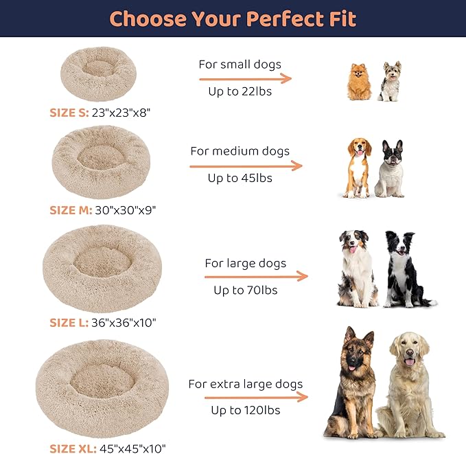 New Soothing Donut Pet Bed